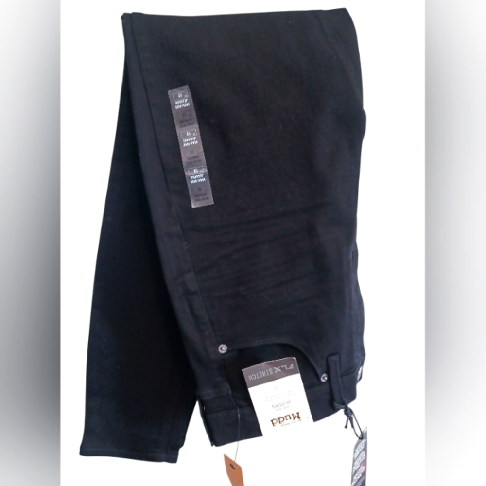 Mudd High Rise Flex Stretch Black Skinny Jeans Size 13